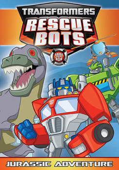 DVD Transformers Rescue Bots: Jurassic Adventure Book