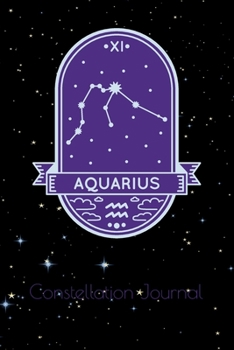 Paperback Aquarius Constellation Journal: Notebook of zodiac sign Book