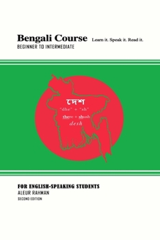 Paperback Bengali Course. For English-Speaking Students. Second Edition: Learn it. Speak it. Read it. Book