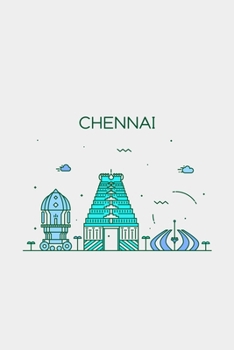 Paperback Chennai Minimalist Travel Notebook [Lined] [6x9] [110 pages] Book