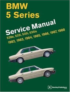 Paperback BMW 5-Series Service Manual : 1982-1988 Book
