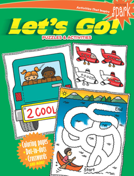 Paperback Spark Let's Go! Puzzles & Activities Book