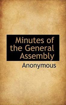 Paperback Minutes of the General Assembly Book