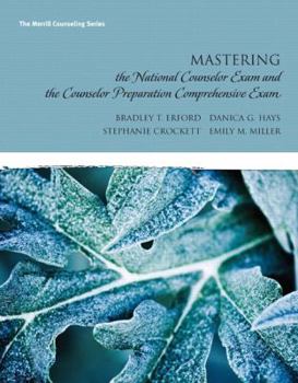 Paperback Mastering the National Counselor Examination and the Counselor Preparation Comprehensive Examination Book