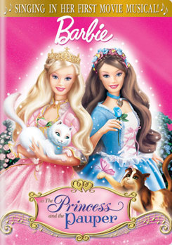 DVD Barbie as the Princess & the Pauper Book