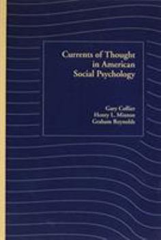 Hardcover Currents of Thought in American Social Psychology Book