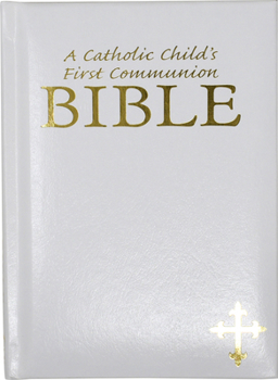 Hardcover Catholic Child's First Communion Bible-OE Book
