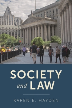 Hardcover Society and Law Book