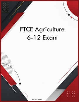 Paperback FTCE Agriculture 6-12 Exam Book