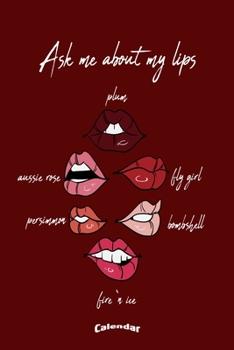 My Lipgloss Calendar: Stylish Calendar, Diary or Journal Gift for Cosmeticians, Beauty Specialists, Make-Up Artists, Lovers, Fans and Addicts who love ... Cream Paper, Glossy Finished Soft Cover