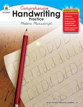 Paperback Comprehensive Handwriting Practice: Modern Manuscript, Grades K - 1 Book