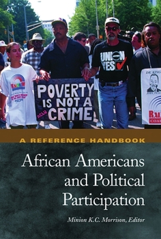 Hardcover African Americans and Political Participation: A Reference Handbook Book