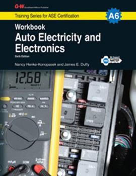 Paperback Auto Electricity and Electronics: A6 Book