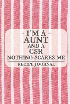 I'm a Mom and a Accountant Nothing Scares Me Recipe Book: Blank Recipe Book to Write in for Women, Bartenders, Drink and Alcohol Log, Document all ... for Women, Wife, Mom, Aunt (6x9 120 pages)