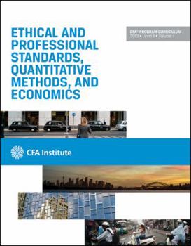 Paperback 2013 CFA Curriculum Level II Ethical and Professional Standards, Quantitative Methods, and Economics Book