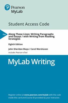 Printed Access Code Mylab Writing with Pearson Etext Access Code for Along These Lines: Writing Paragraphs and Essays Book