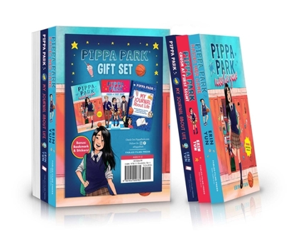 Paperback Pippa Park Series Gift Set: Pippa Park Raises Her Game + Pippa Park Crush at First Sight (Chapter Books) + Write-In Journal - Limited Edition Book