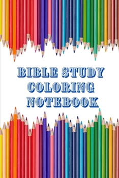 Paperback Bible Study Coloring Notebook Book