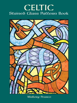 Paperback Celtic Stained Glass Pattern Book