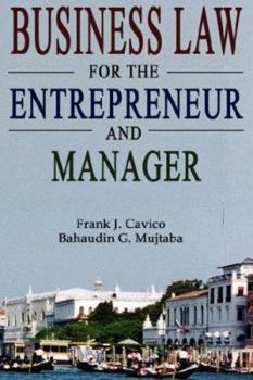 Hardcover Business Law for the Entrepreneur and Manager Book