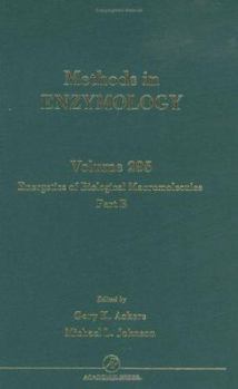 Hardcover Energetics of Biological Macromolecules, Part B (Volume 295) (Methods in Enzymology, Volume 295) Book