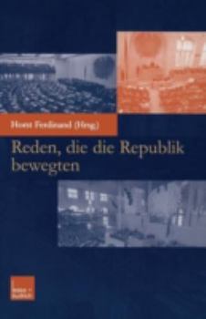 Paperback Reden, Die Die Republik Bewegten [German] Book