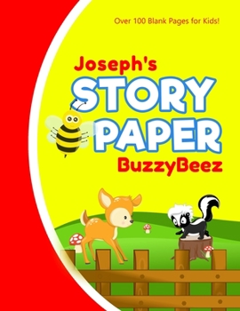 Joseph: Story Book | Kids Large Blank Pre-K Primary Draw & Write Storybook Handwriting Paper | Drawing Tale Writing Practice Pages for Boys | Use ... Farm Farmland | Personalized Name Initial J