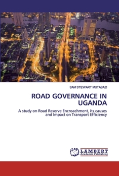 Paperback Road Governance in Uganda Book