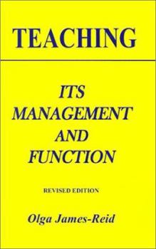 Paperback Teaching: Its Management and Function Book