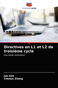 Paperback Directives en L1 et L2 de troisième cycle [French] Book