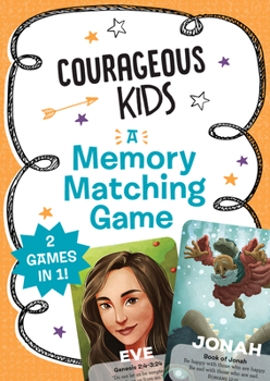 Board Game Courageous Kids: A Memory Matching Game: 2 Bible Games in 1! Book