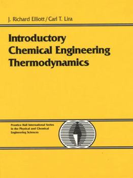 Hardcover Introductory Chemical Engineering Thermodynamics Book