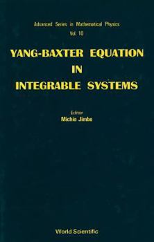 Paperback Yang-Baxter Equation In... (V10) Book