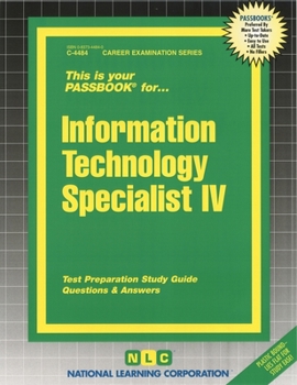 Spiral-bound Information Technology Specialist IV: Passbooks Study Guide Book