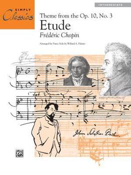 Paperback Etude, Op. 10, No. 3 (Theme): Sheet Book