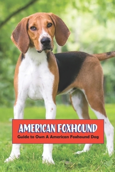 Paperback American Foxhound: Guide to Own A American Foxhound Dog Book