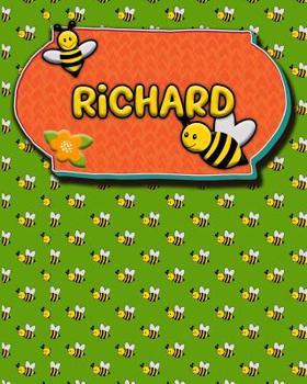 Paperback Handwriting Practice 120 Page Honey Bee Book Richard: Primary Grades Handwriting Book K-2 Book