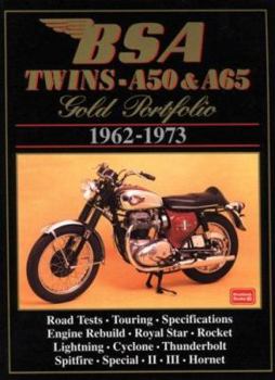 Paperback BSA Twins A50 & A65: Gold Portfolio 1962-1973 Book