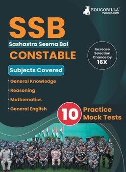 Paperback SSB Constable Book 2023: Sashastra Seema Bal (English Edition) - 15 Full Length Mock Tests with Free Access to Online Tests Book