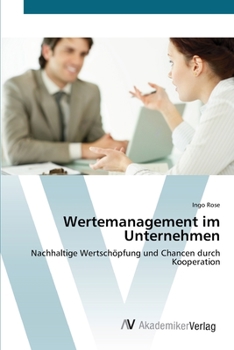 Paperback Wertemanagement im Unternehmen [German] Book