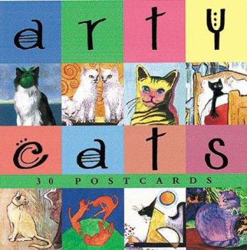 Misc. Supplies Arty Cats Postcard Book