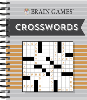 Spiral-bound Brain Games - Crosswords Book