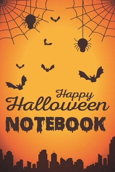 Halloween Notebook: Ruled Notebook Lined School Journal | 120 Pages | 6 x 9" | (Composition Books) | Halloween gift