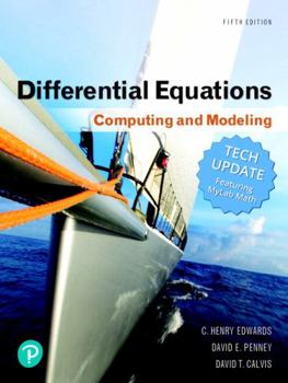 Hardcover Differential Equations: Computing and Modeling Tech Update, Books a la Carte, and Mylab Math with Pearson Etext -- 24-Month Access Card Packag Book