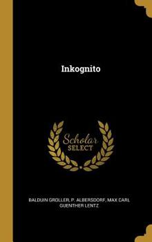 Hardcover Inkognito Book