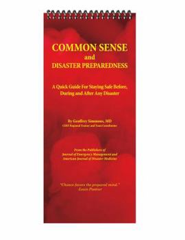 Spiral-bound Common Sense and Disaster Preparedness Book