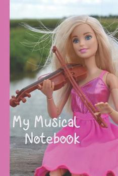 Paperback My Musical Notebook: Journal Notebook for Violin Music Lessons Book