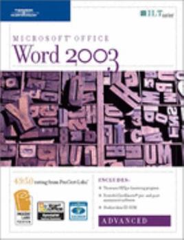 Spiral-bound Word 2003: Advanced [With 2 CDROMs] Book