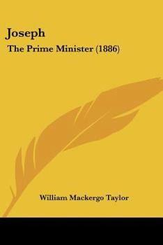 Paperback Joseph: The Prime Minister (1886) Book