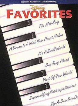 Paperback Disney Favorites: Late Elementary Level Piano Solos Book